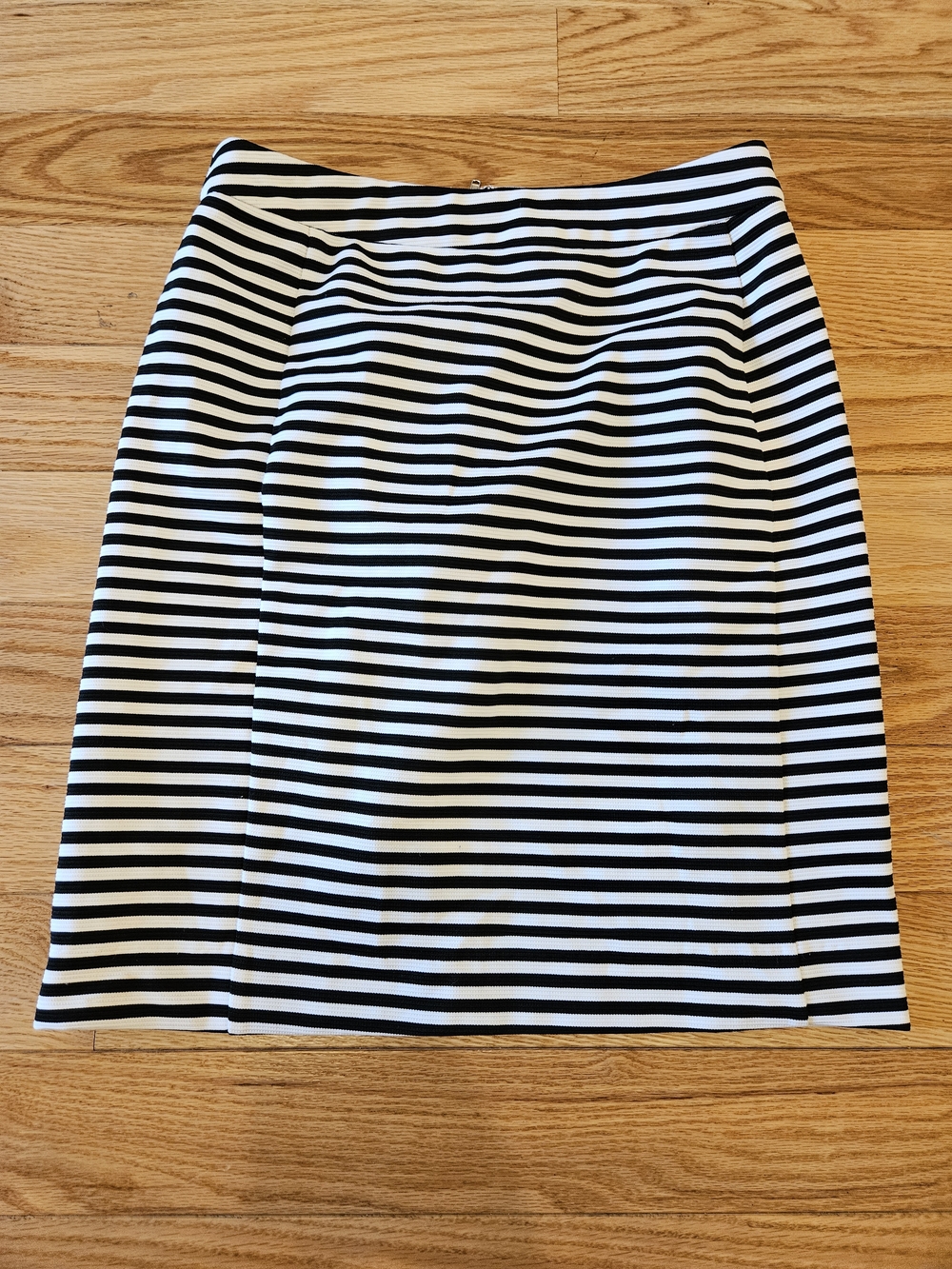 41 Hawthorn Black & White Striped Pencil Skirt
